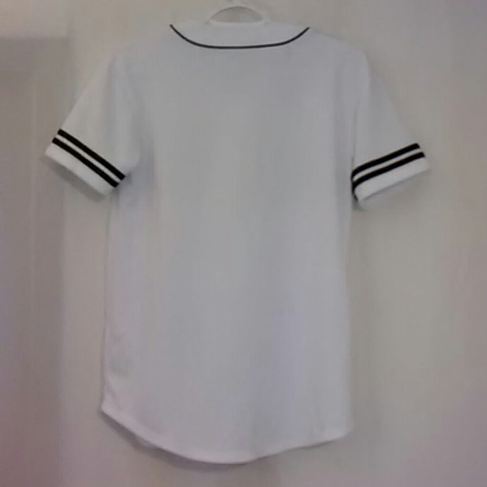 15. Fortitude Active NY LA Jersey White - Picture 2 of 4